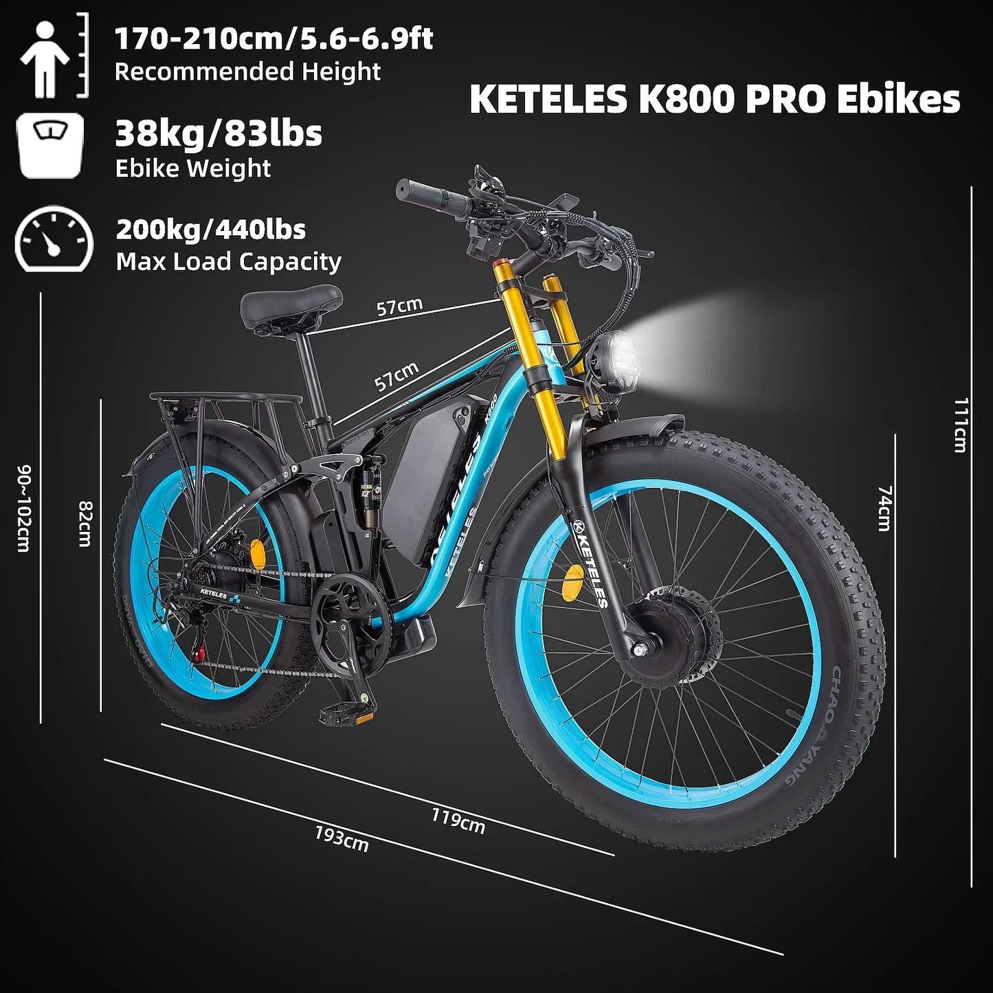 K800 Pro 2000W 48V23Ah