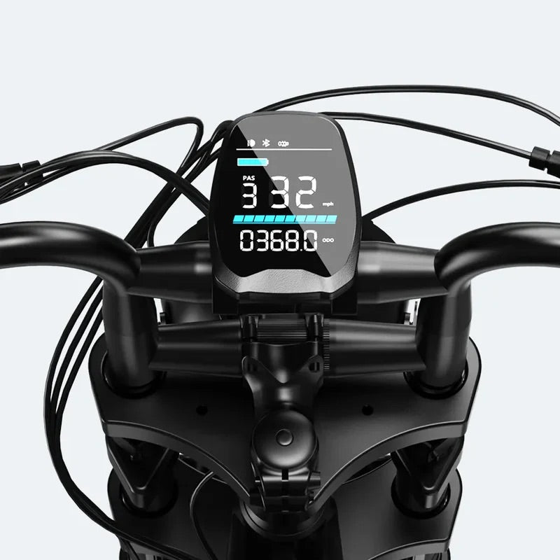 R9 1500W Full-Suspension Moped