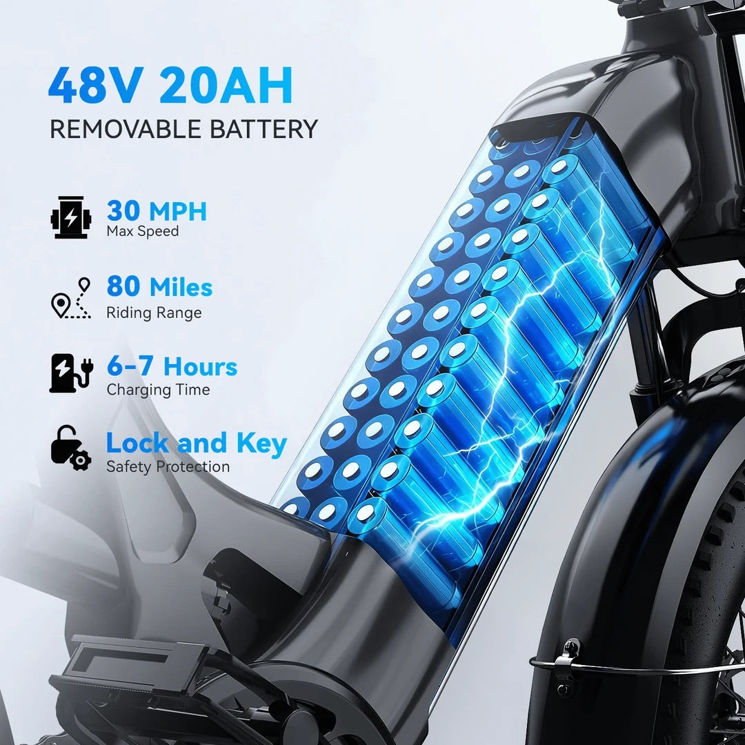 EK12 48V20AH 80M 28MPH