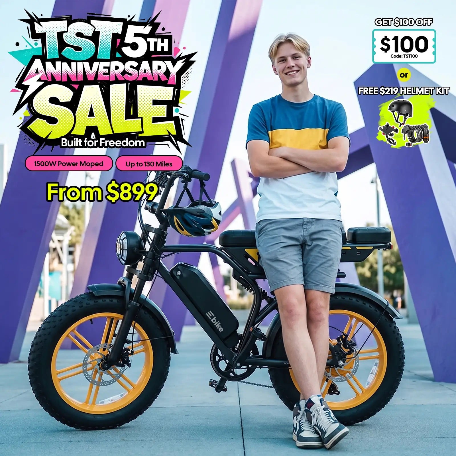 R9 1500W Full-Suspension Moped