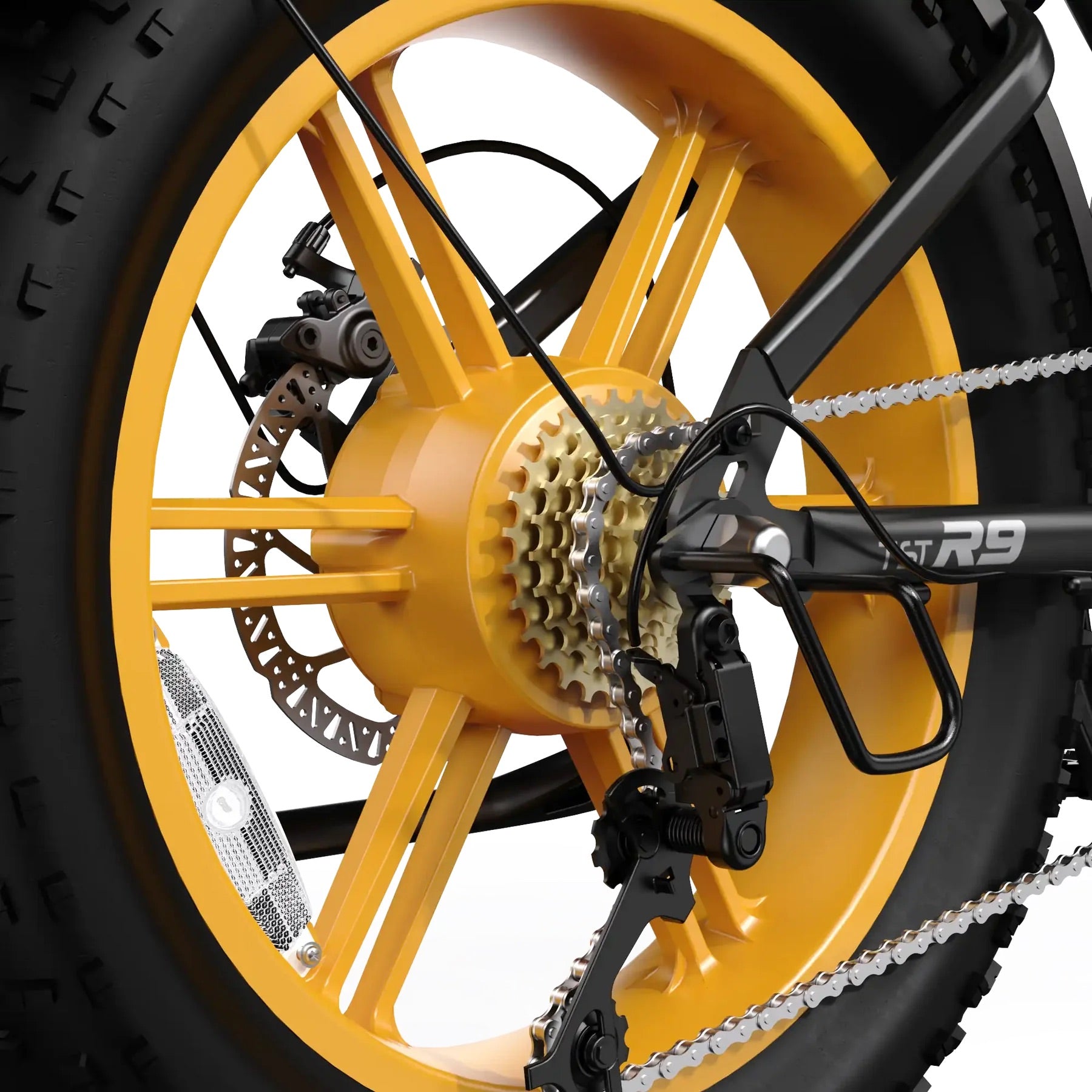R9 1500W Full-Suspension Moped