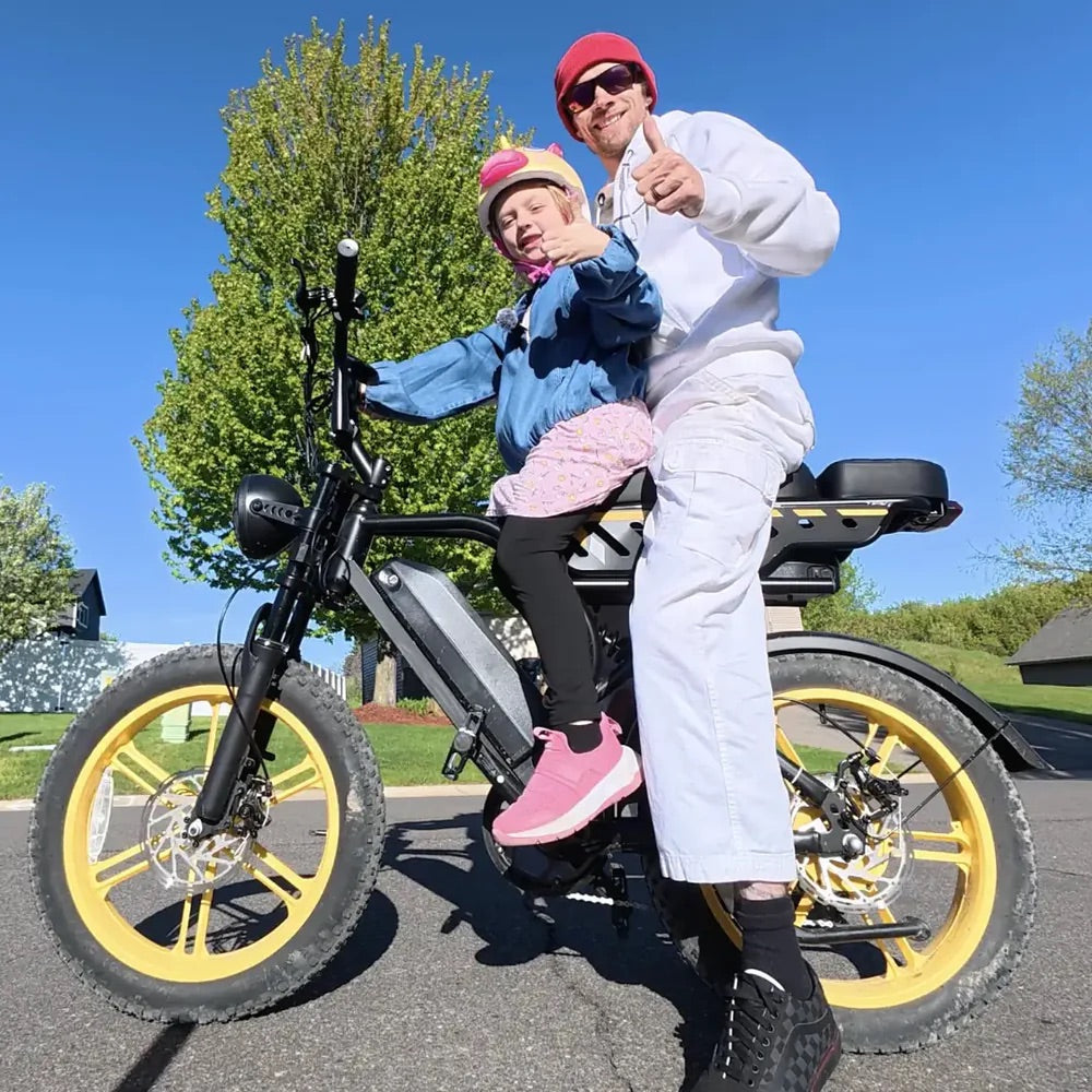 R9 1500W Full-Suspension Moped