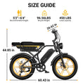 Load image into Gallery viewer, R9 1500W Full-Suspension Moped
