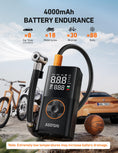Load image into Gallery viewer, AstroAI L7 Tire Inflator Portable Air Compressor,150 PSI Cordless Bike Pump
