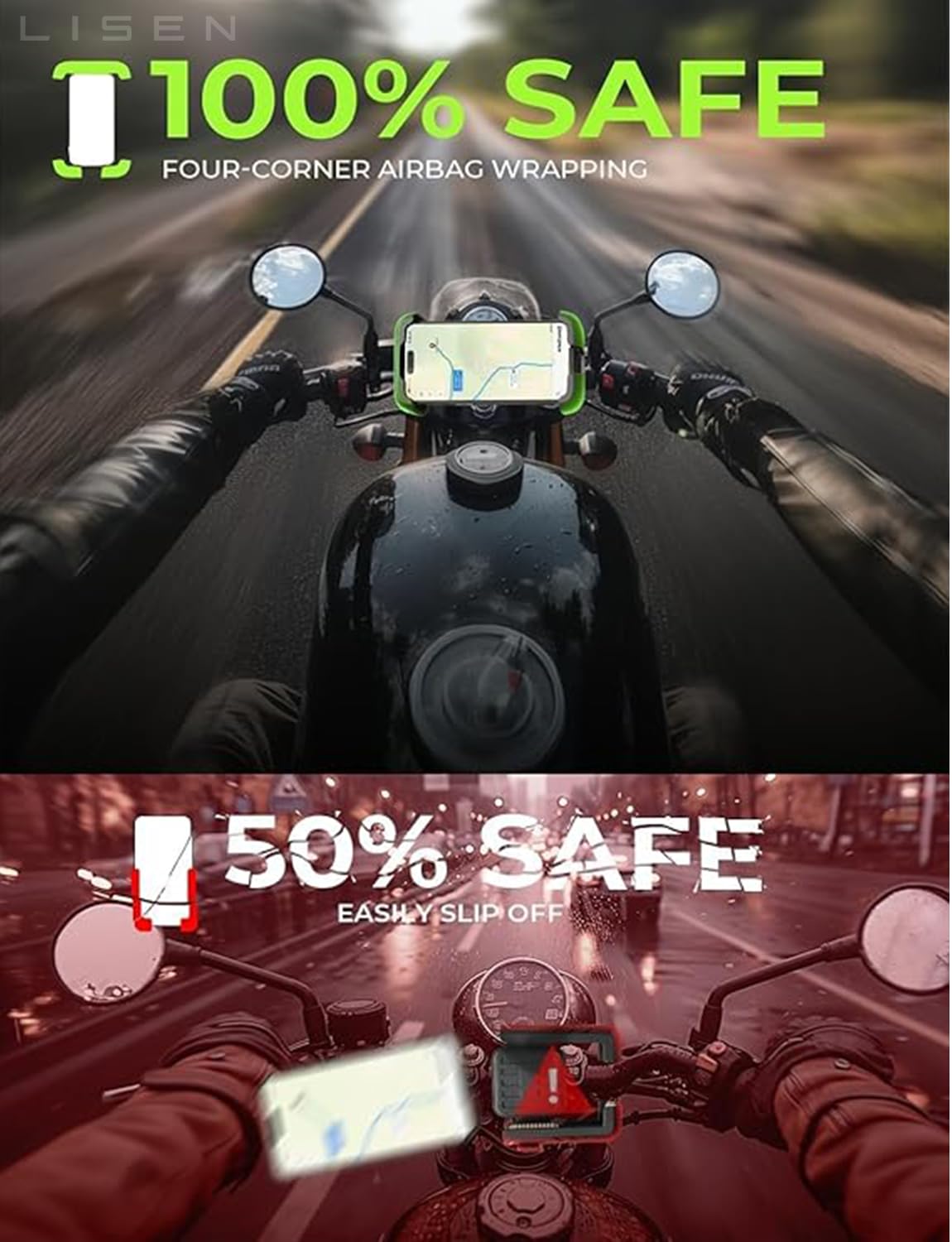 LISEN Bike Phone Holder